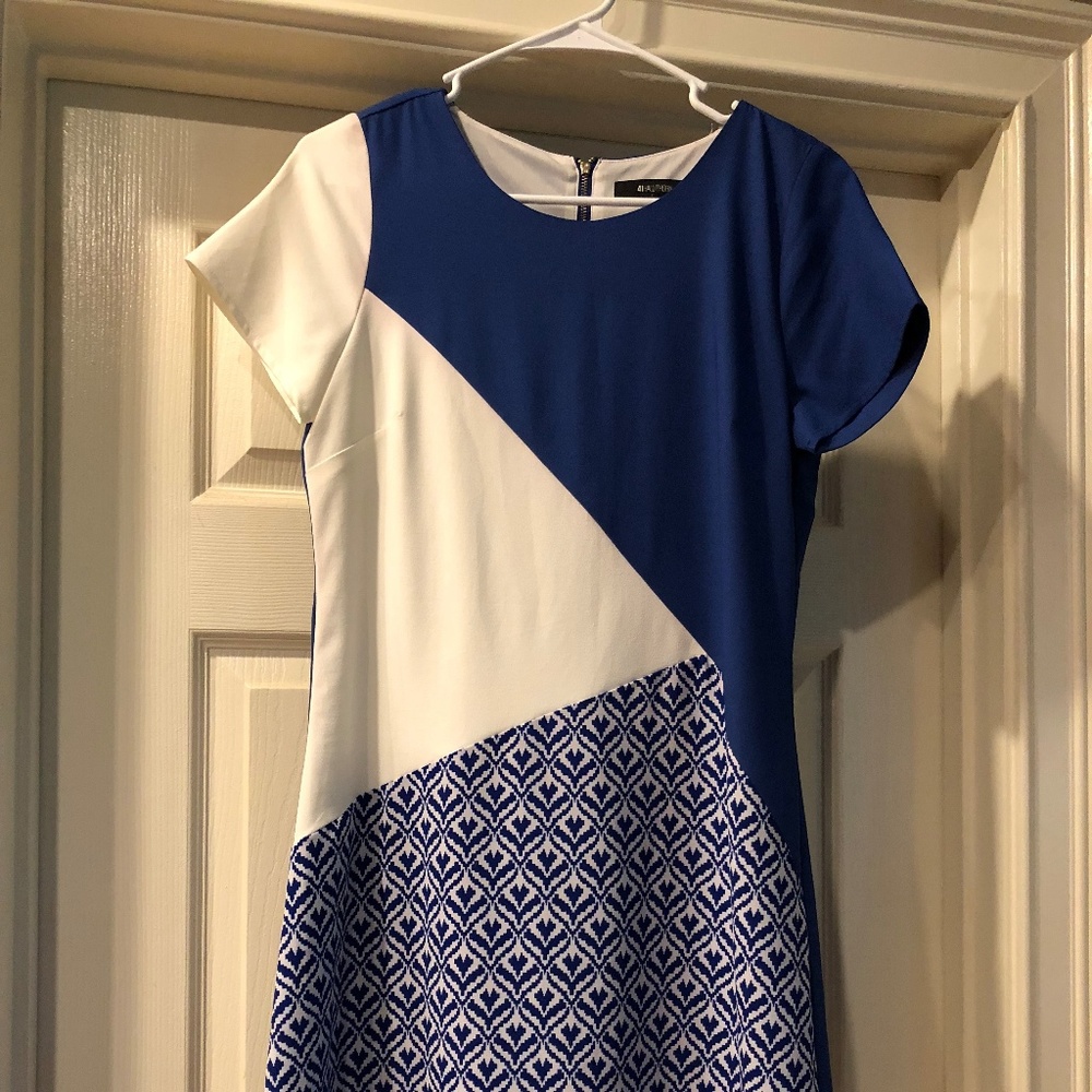 41 Hawthorn XS Shift Blue Dress-- MADMEN